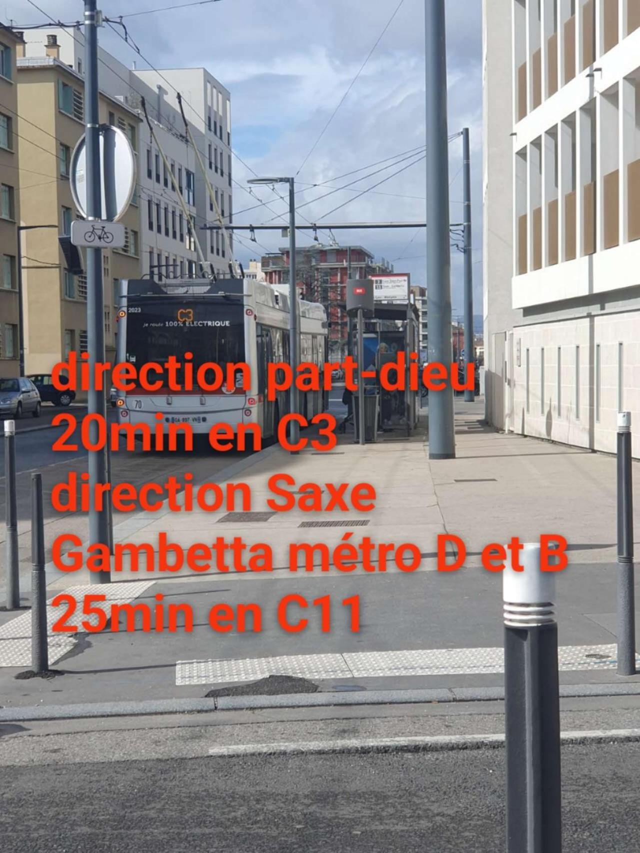 Medipole T2 Avec Un Garage Gratuit Sur Place, 16Min A Centre Ville Lyon En Metro A Villeurbanne Exteriör bild